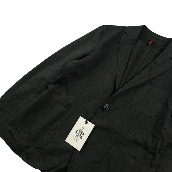 CP Company Charcoal Grey Lino Flax Vanguard Blazer - XL