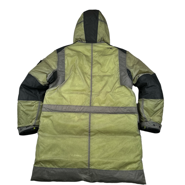 Stone Island 2016 Resin-T Shell Down Puffer Ice Jacket - Large