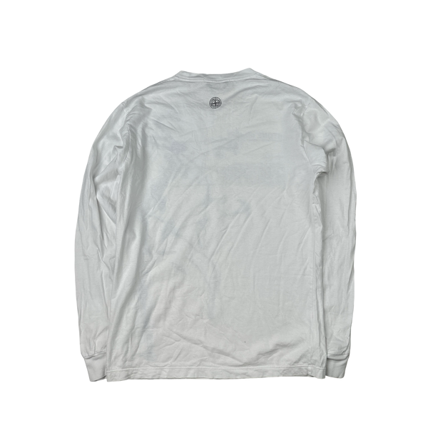 Stone Island Graphic Long sleeve T Shirt - Medium