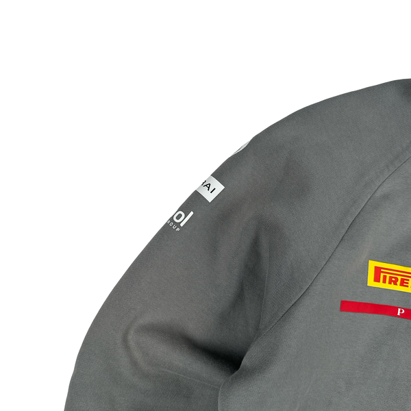 Prada Luna Rossa 37th Americas Cup Barcelona Spellout Zipped Hoodie - Medium