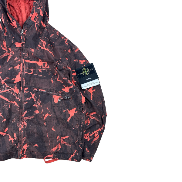 Stone Island 2025 Scan Camo On Stretch Ripstop-OVD Zipped Jacket - XXL
