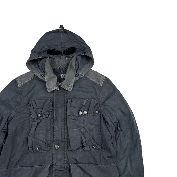 CP Company Purple Chrome Shimmer Goggle Watch Viewer Jacket - Medium