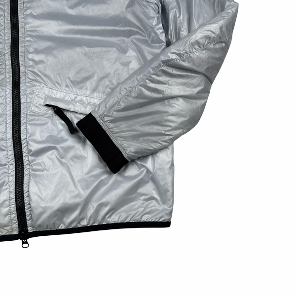 Stone Island 2018 Icey White Pertex Quantum Primaloft Jacket - Large