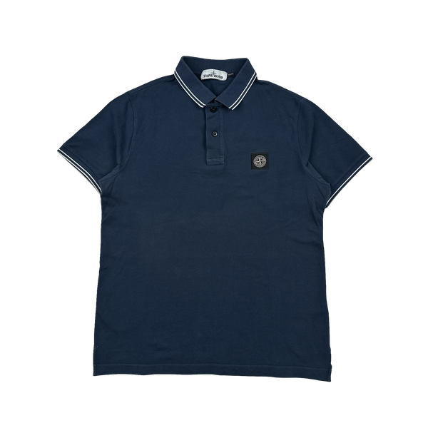 Stone Island 2013 Blue Polo Shirt - Large – Mat's Island