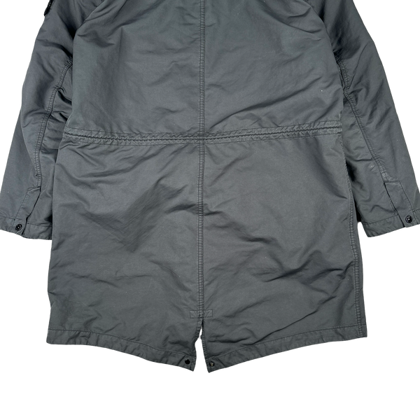Stone Island 2013 Grey David TC Thick Lined Fishtail Duffle Jacket - XXL