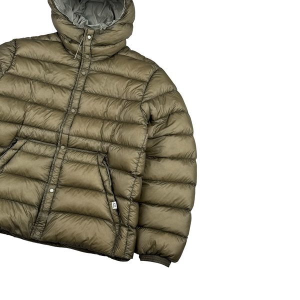 CP Company Umber Down Filled DD Shell Liner Puffer Jacket - Large