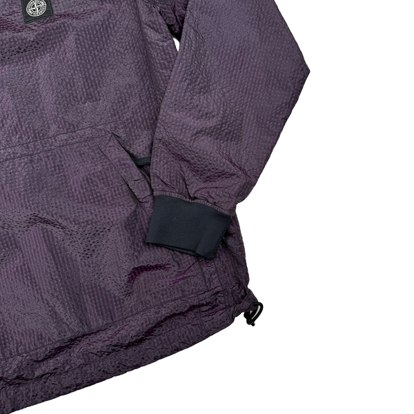 Stone Island 2017 Purple 3D Effect Nylon Metal Pullover Jumper - Medium