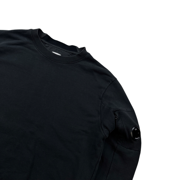 CP Company Charcoal Cotton Crewneck Sweatshirt - Medium