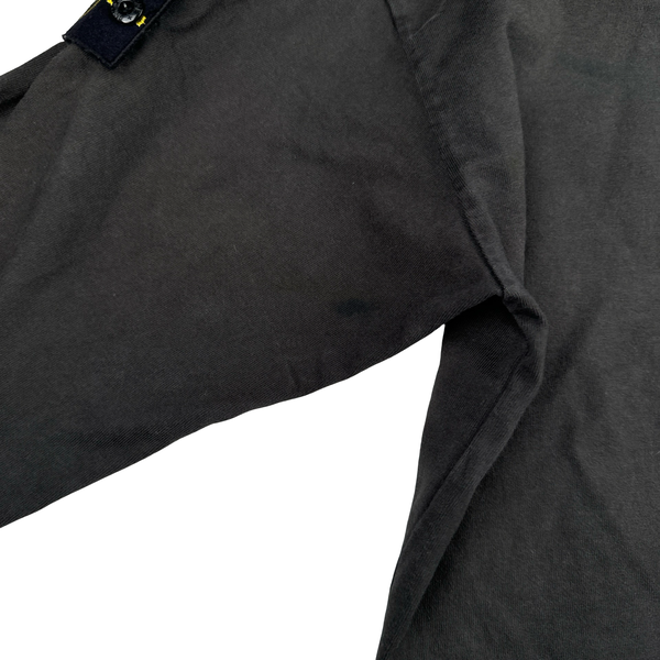 Stone Island 2019 Dark Grey Cotton Zipped Hoodie - Small