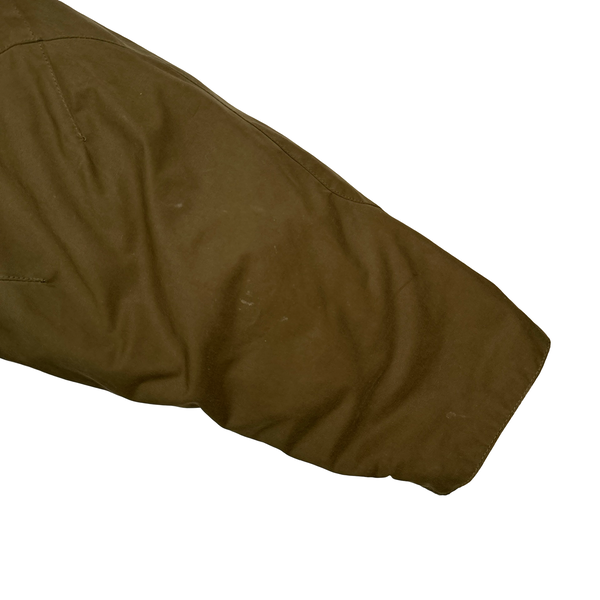 Ralph Lauren Tan 2 in 1 Zip up Puffer Jacket - Large