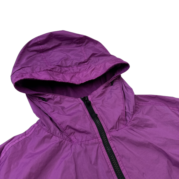 Stone Island 2023 Purple Garment Dyed Crinkle Reps Jacket - Large