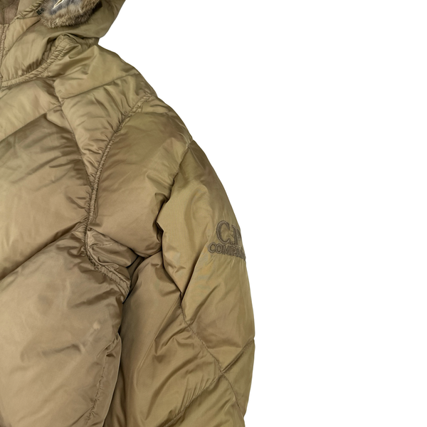 CP Company Vintage Piuma Doca Down Fur Hood Jacket - Small