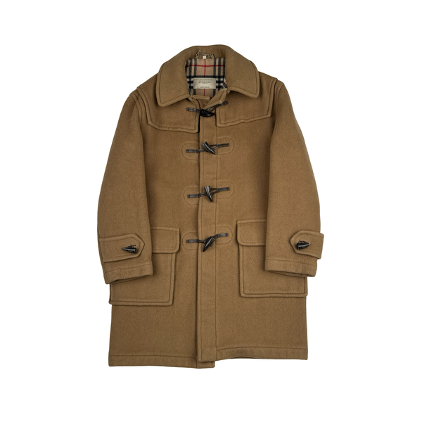 Burberry Lana Wool Duffle Coat - Medium