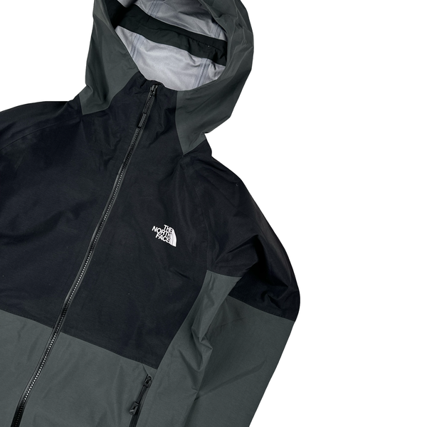 North Face Black/Grey Block Futurelight Lightweight Rain Jacket - Small