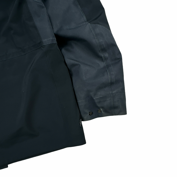 Stone Island 2017 Waterproof Down Lined Navy Ghost Tank Shield Jacket - Large