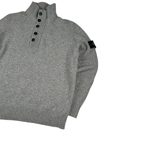 Stone Island 2012 Grey High Neck Pullover Knit - XL