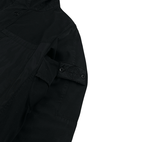 Stone Island 2015 Black Raso R 3L Shadow Project Jacket - XL