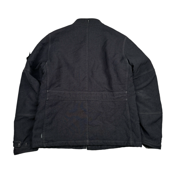 Stone Island 2015 Charcoal Cotton Blend Shadow Project Jacket - Large