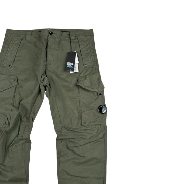 CP Company Khaki Ergonomic Fit Cargo Trousers - XXL