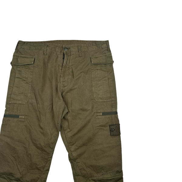 Stone Island 2017 RE T Khaki Ghost Cargo Trousers - 34"