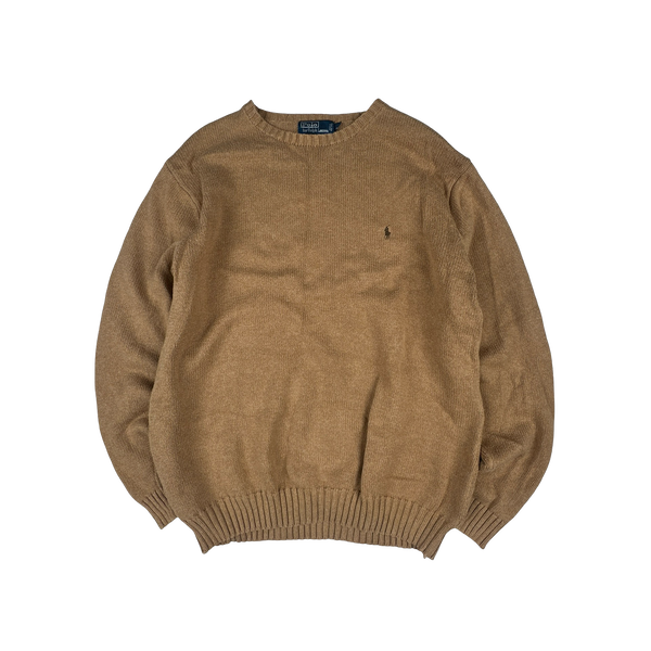 Ralph Lauren Caramel Cotton Knit - 3XL