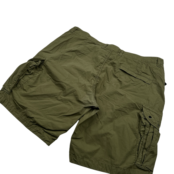 Stone Island 2021 Khaki Cotton Cargo Shorts - 38"