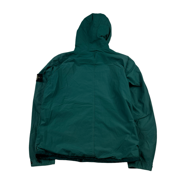 Stone Island 2011 Sea Green 2011 Resin Coated Nylon Jacket - Large