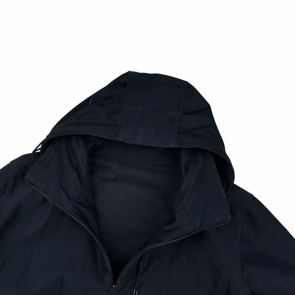 Stone Island Black Nylon Cotton 3L Ghost Piece Jacket - Medium