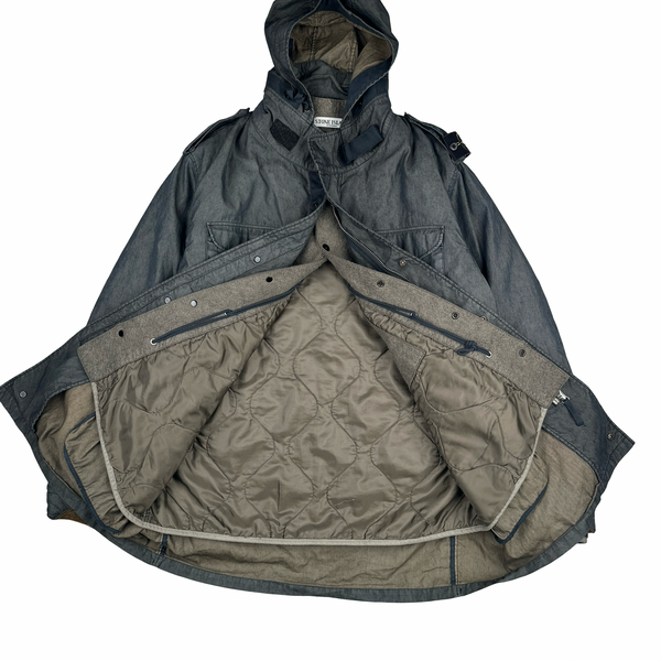 Stone Island 2005 Shoulder Badge Lino Flax Dutch Rope Jacket - XXL