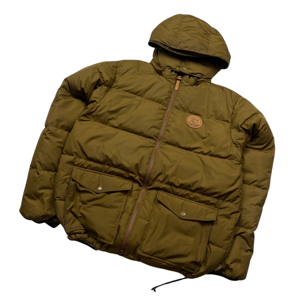 Stussy Brown Multipocket Puffer Jacket - Medium