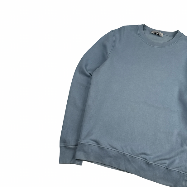 Stone Island 2022 Blue Crewneck Sweatshirt - Large