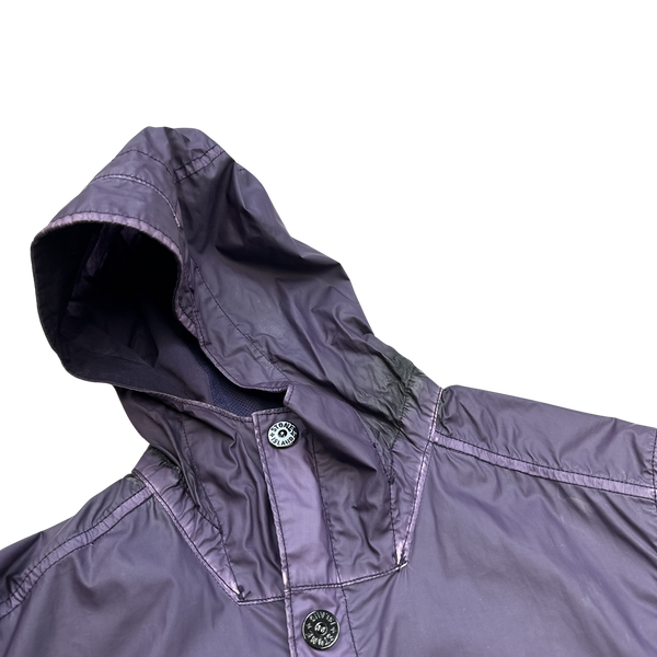 Stone Island 2015 Purple Mussola Gommata Jacket - Small