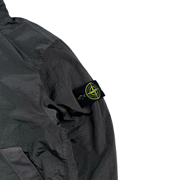 Stone Island 2026 Grey Nylon Metal Zipped Jacket - Large