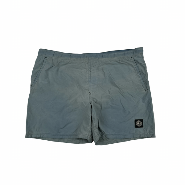 Stone Island 2017 Blue Patch Swim Shorts - XL