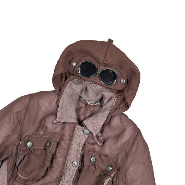 CP Company 2004 Women's Lino Multi Pocket Fitted Goggle Field Jacket - Small