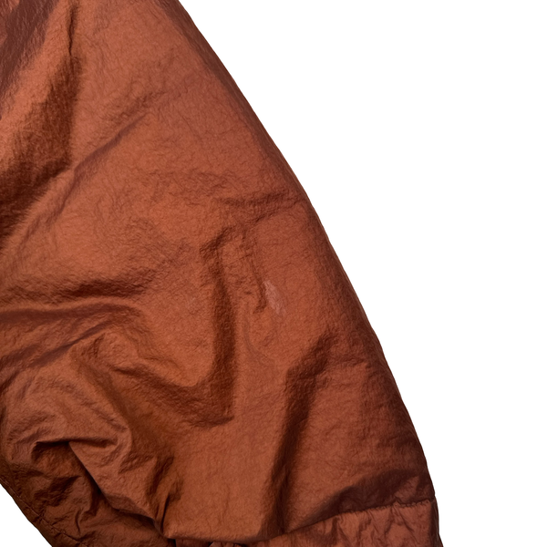 CP Company Burgundy Down Filled Nyfoil Fishtail Parka - XL
