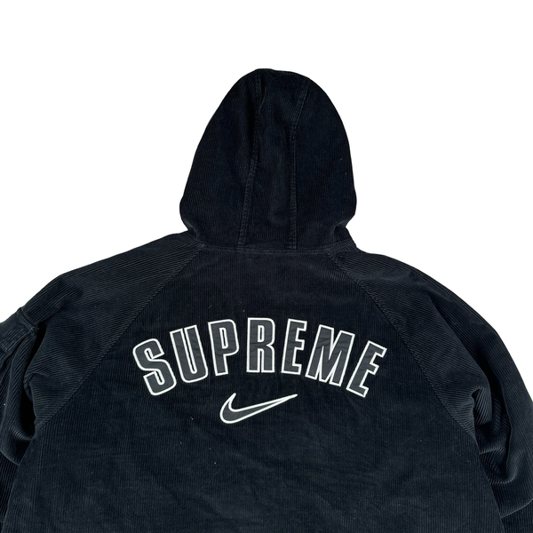 Nike X Supreme Black Spellout Corduroy Cargo Jacket   - XL
