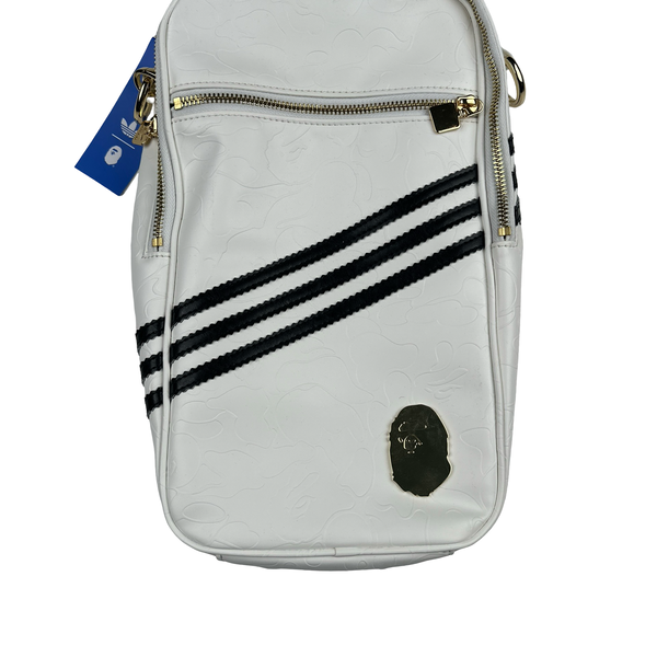 Bape X Adidas Ape Monogram 3 stripe Satchel / Holdall Bag