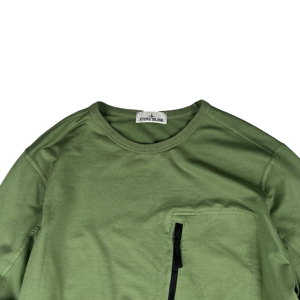 Stone Island 2022 Sage Green Crewneck Pullover Jumper - XXL