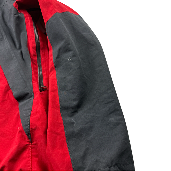 North Face Red Colour Block Summit Series Gore Tex Jacket - Large