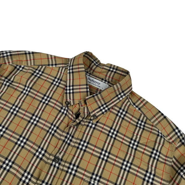Burberry Nova Check Button Up Shirt - Large