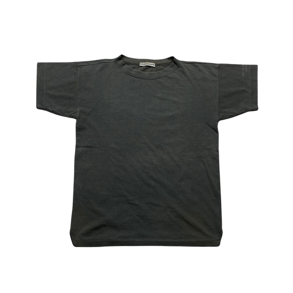 Stone Island Grey 90s Reflective Marina T Shirt - Small
