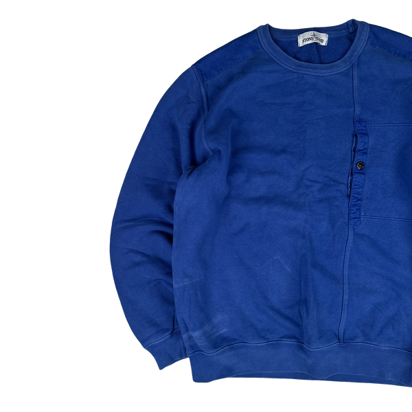 Stone Island 2012 Blue Crewneck Pullover Jumper - XL