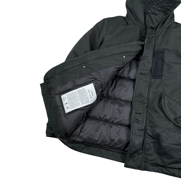 Stone Island 2022 Charcoal David TC Down Puffer Jacket - Medium