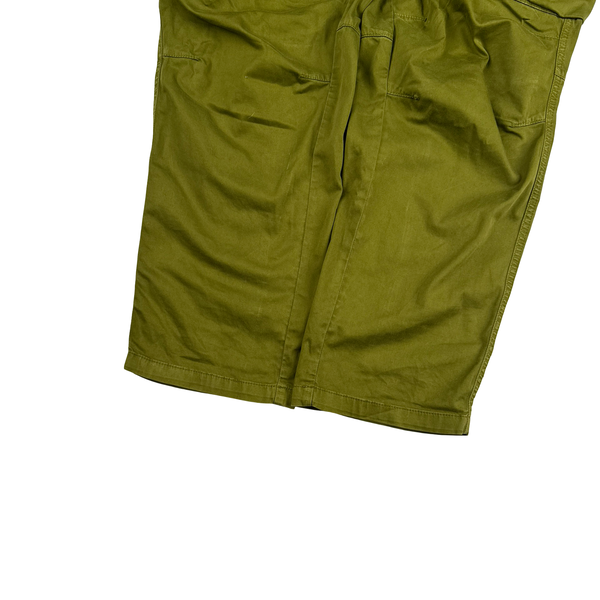 CP Company Green Loose Fit Lens Viewer Cargos - XL