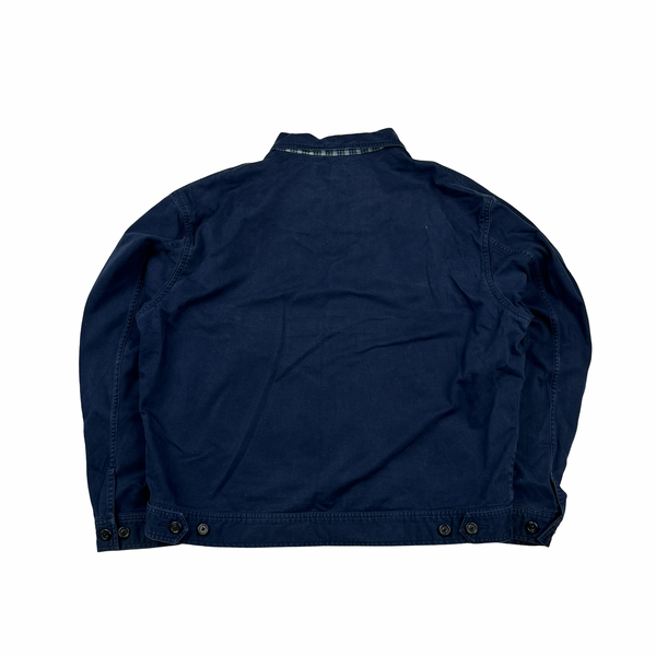 Ralph Lauren Navy Harrington Zipped Jacket - XL