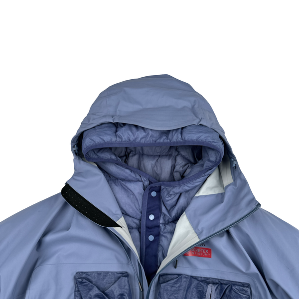 CP Company Lilac Goretex Infinium Waterproof Down Liner Jacket - XL