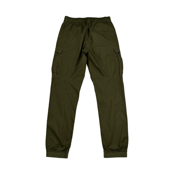 Stone Island 2021 Khaki Regular Tapered Cargo Trousers - 30"