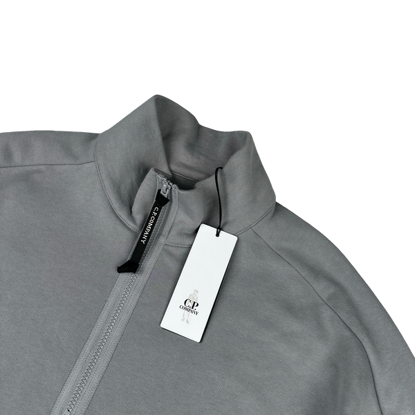 CP Company Grey Quarter Zip Lens Viewer Pullover - 3XL