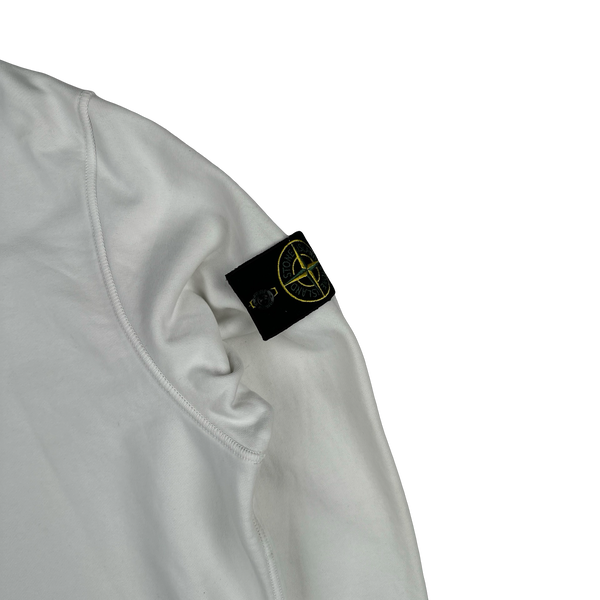 Stone Island 2021 White Crewneck Pullover Jumper - XL